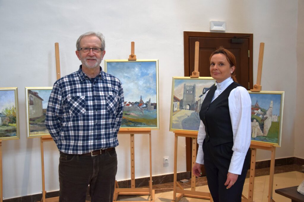 Tadeusz Blicharz i Maria Stachuczy zapraszają na wystawę.