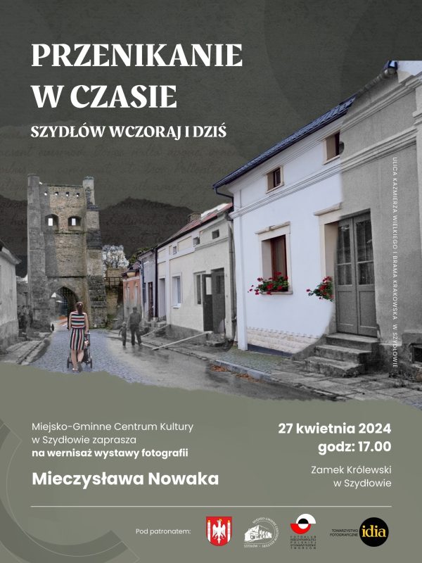 Wernisaż wystawy fotografii Mieczysław Nowak Szydłów wczoraj i dziś. Przenikanie w czasie 2024